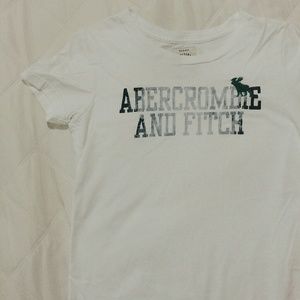 White Logo Tee